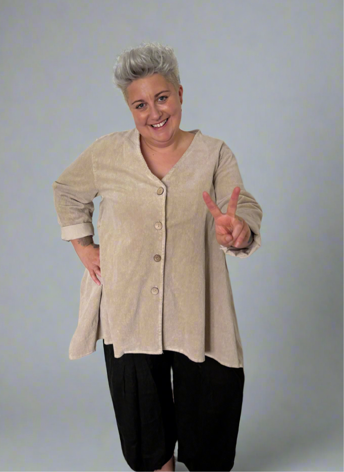 Esmerelda Corduroy Layering Blouse