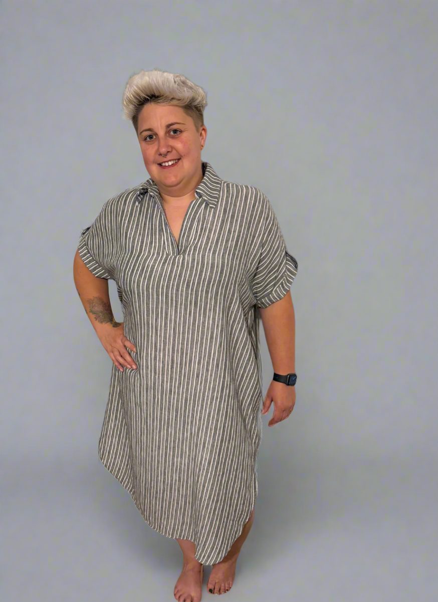 Farah Moroccan Stripe Robe