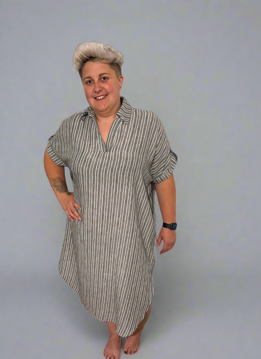 Farah Moroccan Stripe Robe