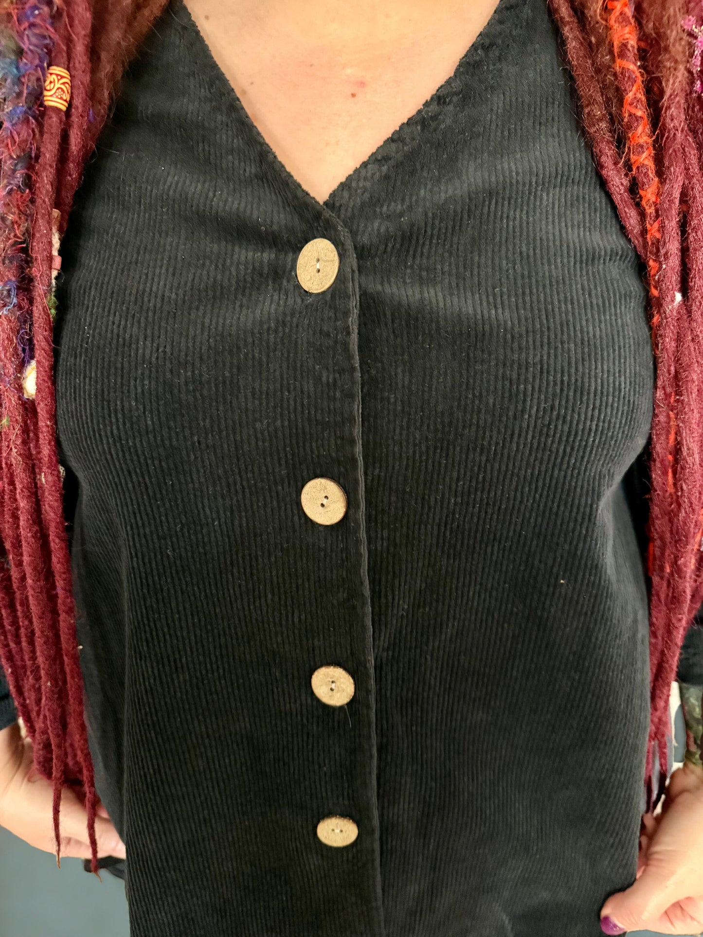 Esmerelda Corduroy Layering Blouse