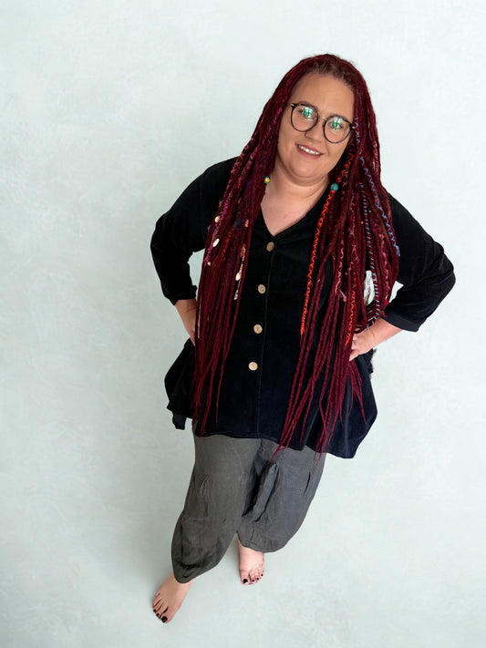 Esmerelda Corduroy Layering Blouse